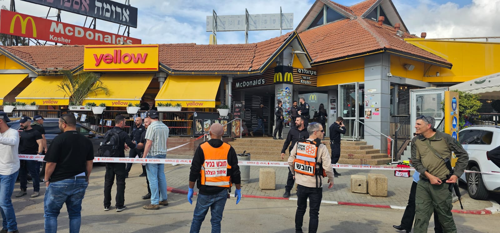 זירת פיגוע בבית קמה. צילום: דוברות איחוד הצלה