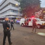 בן יהודה פינת שלום עליכם, זירת הפגיעה שעות ספורות אחרי האירוע. צילום: דוברות משטרת ישראל