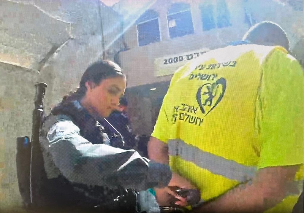 הערבי שחגג בעיר העתיקה, צילום: דוברות משטרת ישראל