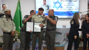 מטקס הסמכת הבוגרים.תיעוד: דוברות המשטרה.